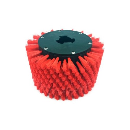 Hruby Orbital Systems MotorScrubber Stair & Baseboard Brush, 8-1/2in Diameter MS1049